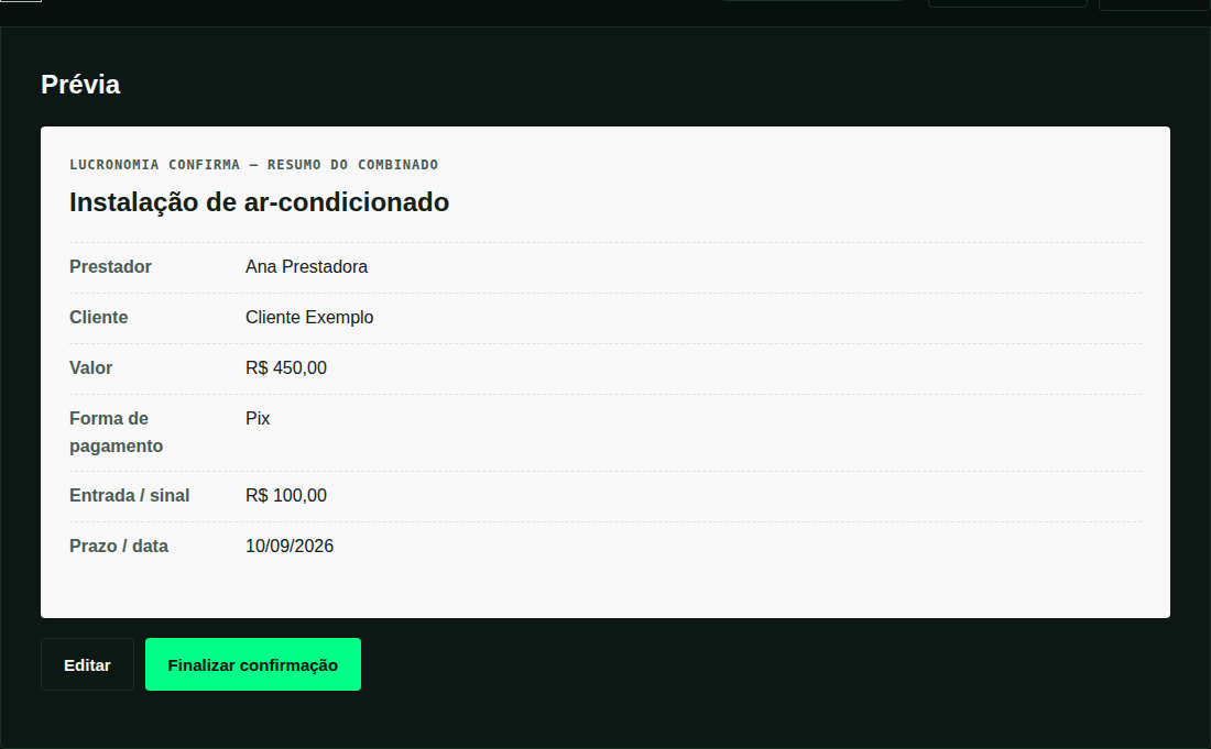 Prévia do documento gerado pelo Confirma a partir do exemplo preenchido